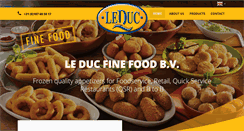 Desktop Screenshot of leduc-food.nl
